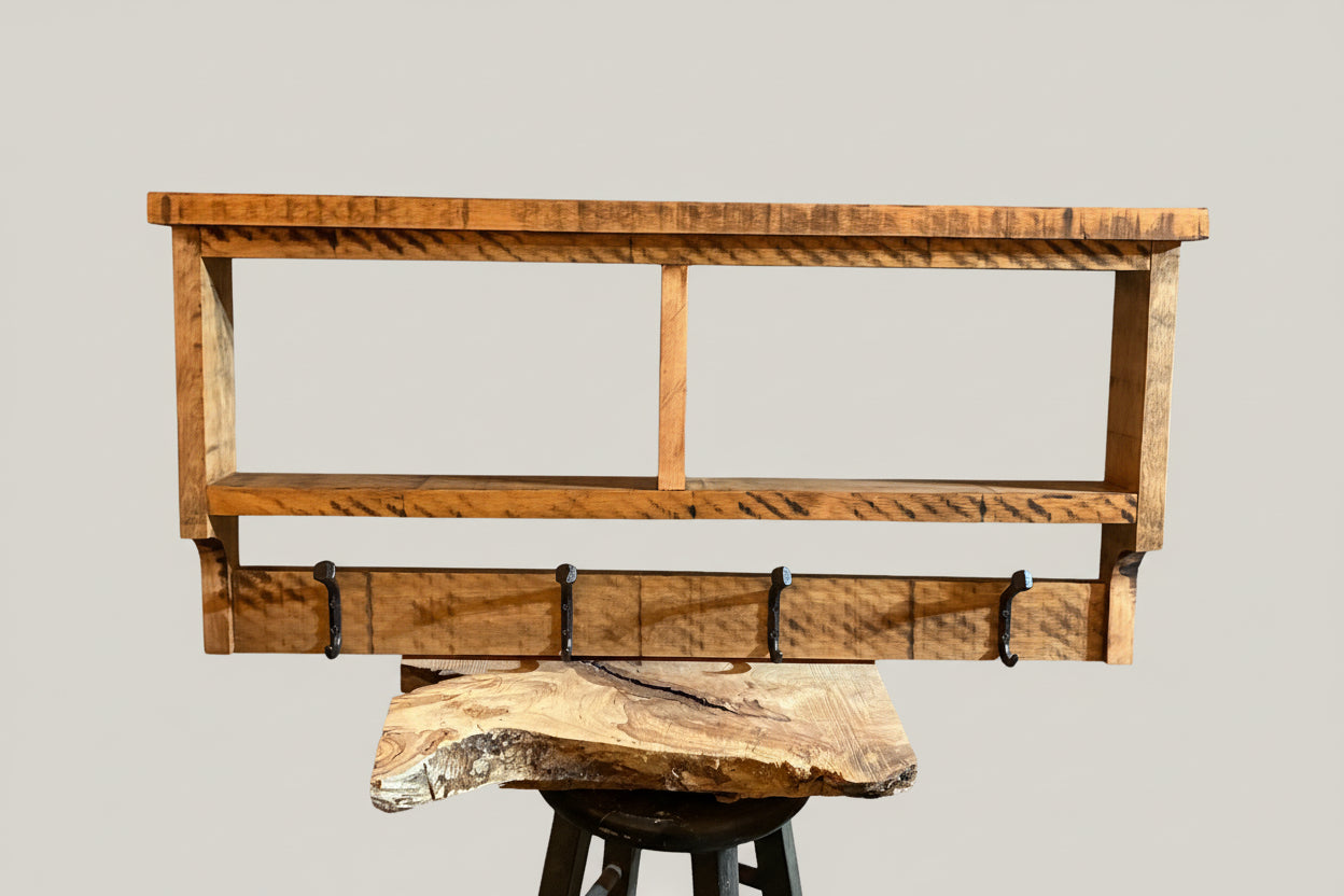 Foyer shelf/coat hanger