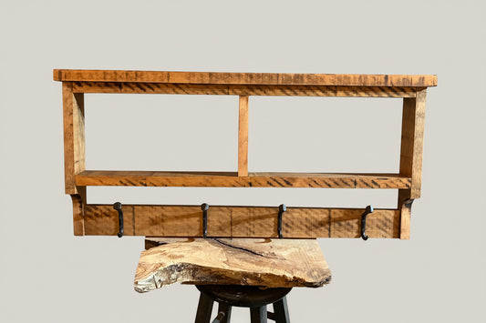 Foyer shelf/coat hanger