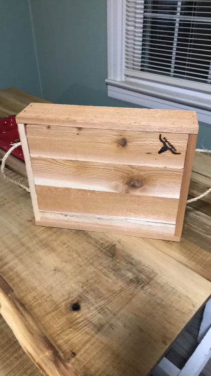 Handmade Wooden Serving Tray for Foil Pans