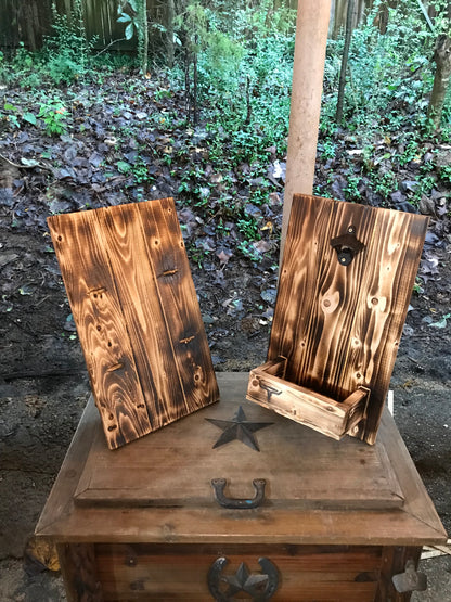 Rustic Wooden Bottle Opener