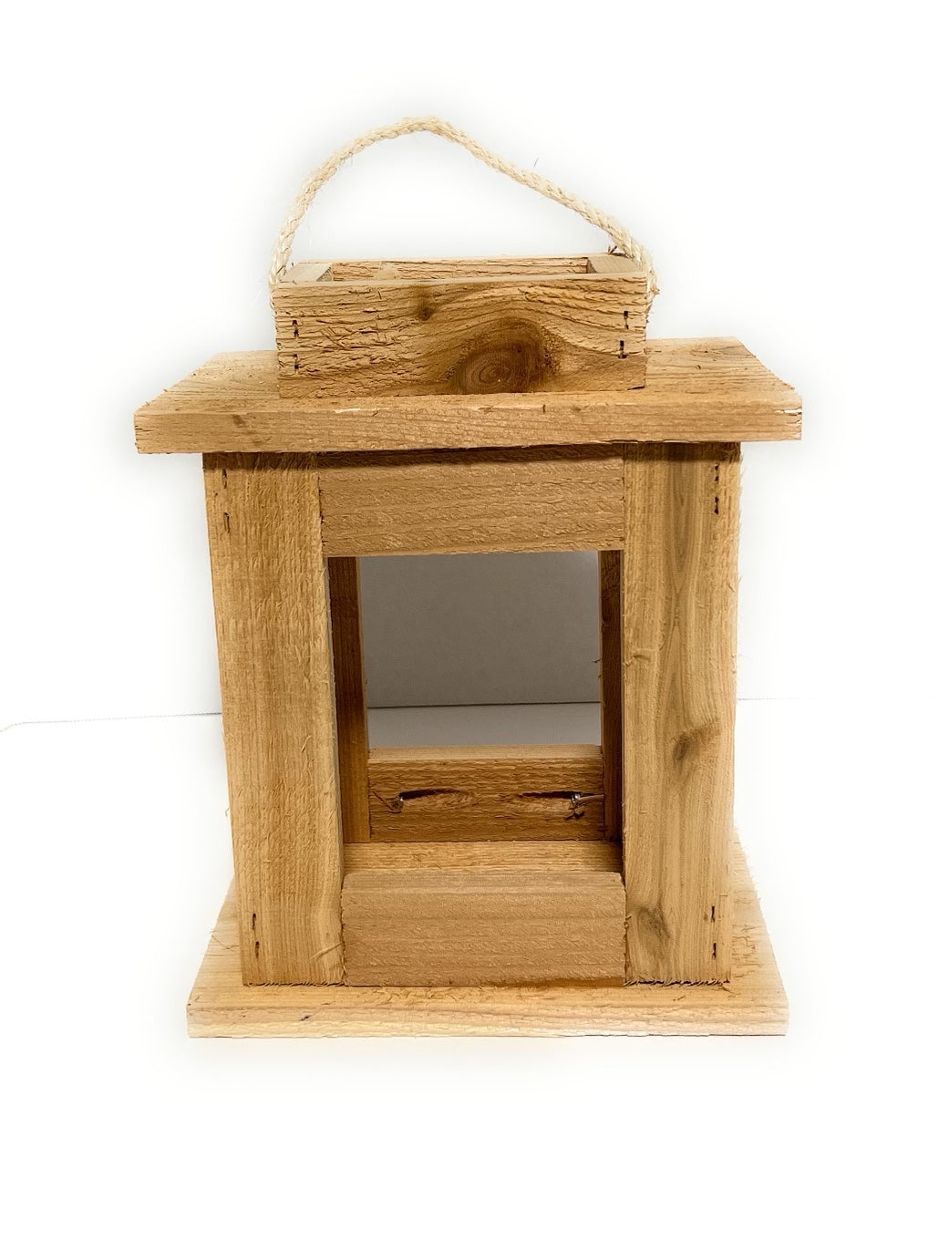 Handmade Rustic Wooden Lantern